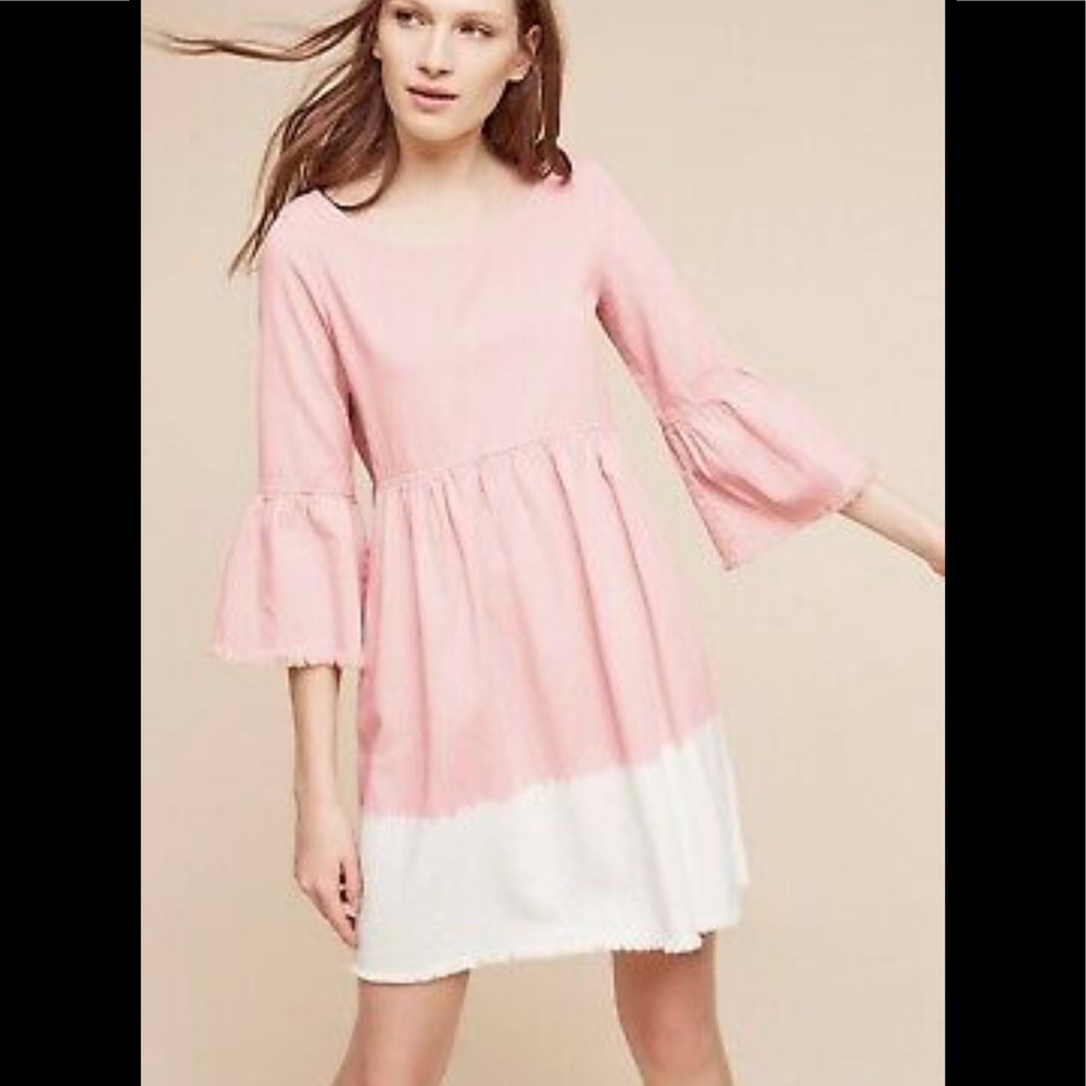 Anthropologie dip-dye dress